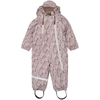 mikk-line Pu Snow Suit 2 Zip - Aop 98 Purple 98 mikk-line Pu Snow Suit 2 Zip - Aop 98 Purple 98