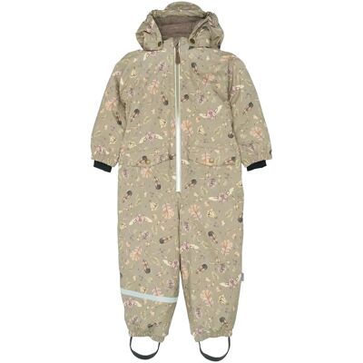 mikk-line Pu Snow Suit Recycled - Aop 140 Pink 140 mikk-line Pu Snow Suit Recycled - Aop 140 Pink 140