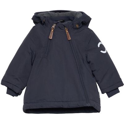 mikk-line Nylon Baby Jacket - Solid 80 Navy 80 mikk-line Nylon Baby Jacket - Solid 80 Navy 80