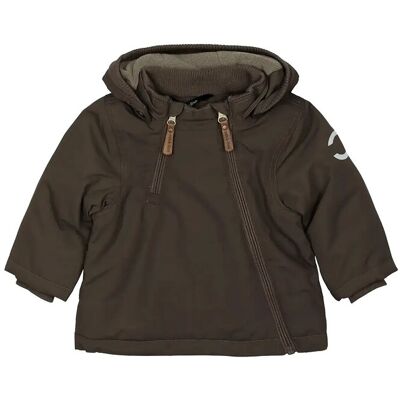 mikk-line Nylon Baby Jacket - Solid 104 Brown 104 mikk-line Nylon Baby Jacket - Solid 104 Brown 104