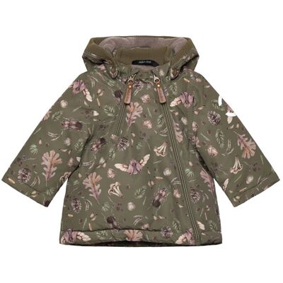 mikk-line Polyester Baby Jacket - Aop 86 Khaki 86 mikk-line Polyester Baby Jacket - Aop 86 Khaki 86