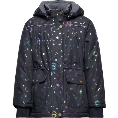 mikk-line Polyester Girls Jacket - Glitter 98 Navy 98 mikk-line Polyester Girls Jacket - Glitter 98 Navy 98