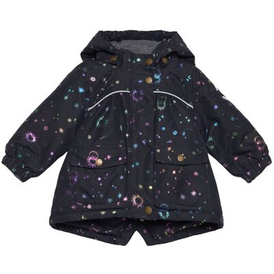mikk-line Polyester Baby Girls Jacket-Glitter 74 Navy 74 mikk-line Polyester Baby Girls Jacket-Glitter 74 Navy 74