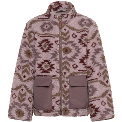 mikk-line Teddy Mix Jacket Aop 98 Pink 98 mikk-line Teddy Mix Jacket Aop 98 Pink 98