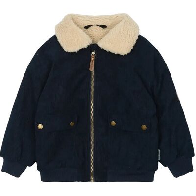 mikk-line Corduroy Jacket W Teddy 134 Navy 134 mikk-line Corduroy Jacket W Teddy 134 Navy 134