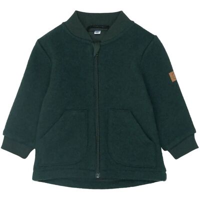 mikk-line Combed Wool Cardigan 80 Green 80 mikk-line Combed Wool Cardigan 80 Green 80