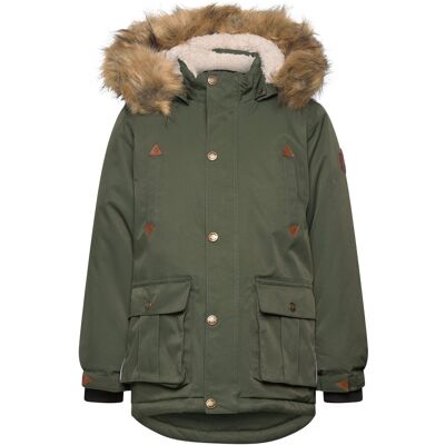 mikk-line Twill Nylon Boy Parca 92 Khaki 92 mikk-line Twill Nylon Boy Parca 92 Khaki 92