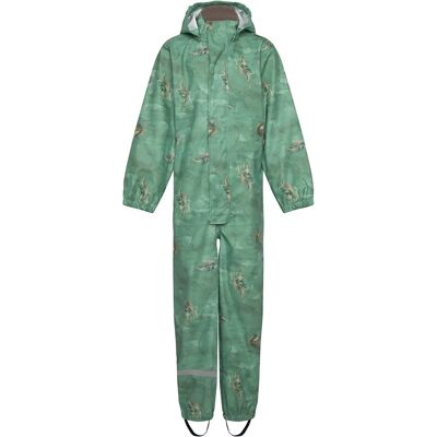 mikk-line Pu Rain Suit Aop Recycled 74 Green 74 mikk-line Pu Rain Suit Aop Recycled 74 Green 74