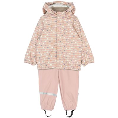 mikk-line Pu Rain Set Magic W. Susp 104 80 Pink 80 mikk-line Pu Rain Set Magic W. Susp 104 80 Pink 80