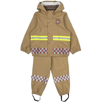 mikk-line Rain Set Firefighter W/Susp 104 110 Brown 110 mikk-line Rain Set Firefighter W/Susp 104 110 Brown 110