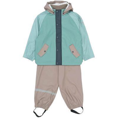 mikk-line Pu Rain Set Block W Susp 104 80 Pink 80 mikk-line Pu Rain Set Block W Susp 104 80 Pink 80