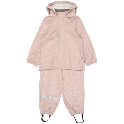 mikk-line Pu Glitter Rain Set W. Susp/104 104 Pink 104 mikk-line Pu Glitter Rain Set W. Susp/104 104 Pink 104