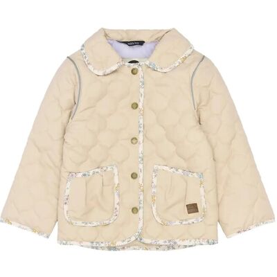 mikk-line Quilted Jacket Collar 98 Beige 98 mikk-line Quilted Jacket Collar 98 Beige 98