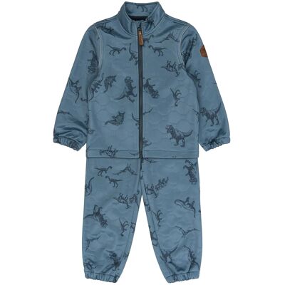 mikk-line Soft Thermal Set Warm Aop 104 Blue 104 mikk-line Soft Thermal Set Warm Aop 104 Blue 104