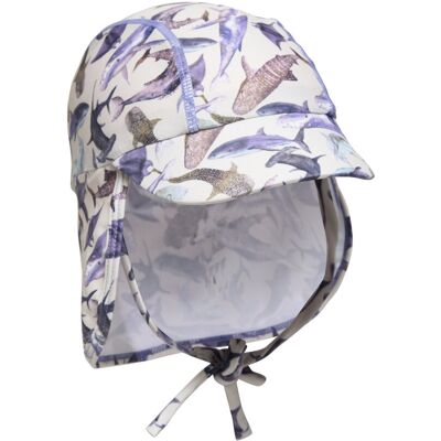 mikk-line Swim Hat W. Print - Recycled 3-6M Blue 3-6M mikk-line Swim Hat W. Print - Recycled 3-6M Blue 3-6M