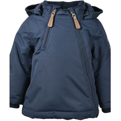 mikk-line Nylon Baby Jacket - Solid 74 Blue 74 mikk-line Nylon Baby Jacket - Solid 74 Blue 74