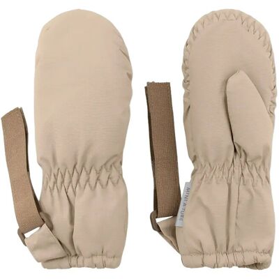 MINI A TURE Matcordt Fleece Lined Mittens 6-12M Beige 6-12M MINI A TURE Matcordt Fleece Lined Mittens 6-12M Beige 6-12M
