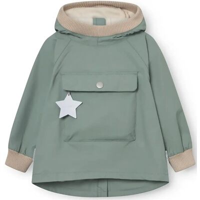 MINI A TURE Matbabyvito Fleece Lined Spring Anorac. Grs 9M/74 Green 9M/74 MINI A TURE Matbabyvito Fleece Lined Spring Anorac. Grs 9M/74 Green 9M/74