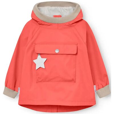 MINI A TURE Matbabyvito Fleece Lined Spring Anorac. Grs 12M/80 Coral 12M/80 MINI A TURE Matbabyvito Fleece Lined Spring Anorac. Grs 12M/80 Coral 12M/80