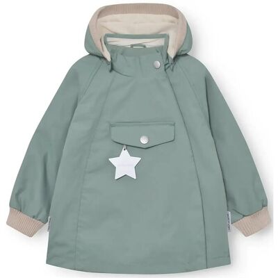MINI A TURE Matwai Fleece Lined Jacket. Grs 9M/74 Green 9M/74 MINI A TURE Matwai Fleece Lined Jacket. Grs 9M/74 Green 9M/74