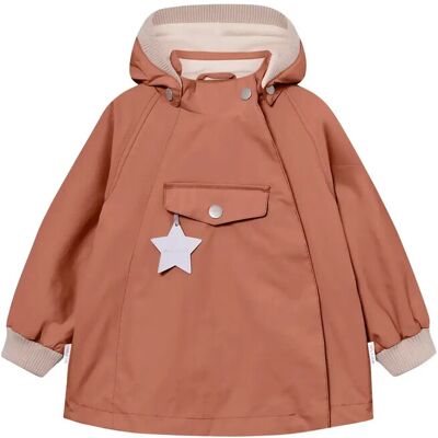 MINI A TURE Matwai Fleece Lined Jacket. Grs 5Y/110 Brown 5Y/110 MINI A TURE Matwai Fleece Lined Jacket. Grs 5Y/110 Brown 5Y/110