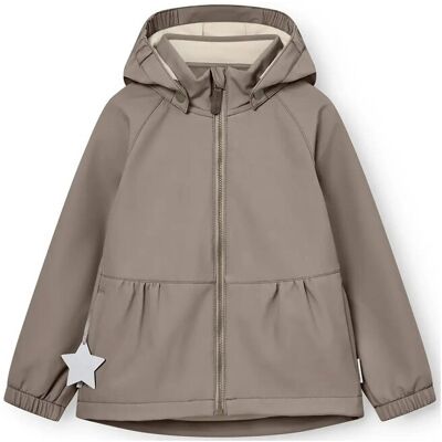 MINI A TURE Matbriddi Softshell Jacket. Grs 9Y/134 Brown 9Y/134 MINI A TURE Matbriddi Softshell Jacket. Grs 9Y/134 Brown 9Y/134