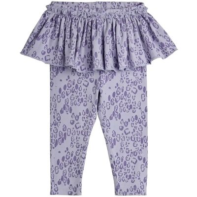 Mini Rodini Mini Leopard Aop Skirt Baby Leggings 80/86 Purple 80/86 Mini Rodini Mini Leopard Aop Skirt Baby Leggings 80/86 Purple 80/86