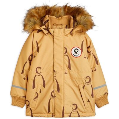 Mini Rodini Penguin K2 Parka 80-86 Beige 80-86 Mini Rodini Penguin K2 Parka 80-86 Beige 80-86