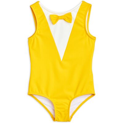 Mini Rodini Bow Swimsuit 80-86 Yellow 80-86 Mini Rodini Bow Swimsuit 80-86 Yellow 80-86