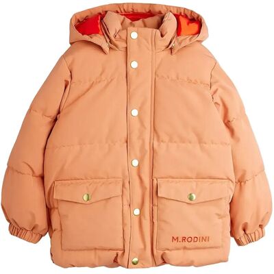 Mini Rodini Solid Heavy Puffer 104/110 Coral 104/110 Mini Rodini Solid Heavy Puffer 104/110 Coral 104/110