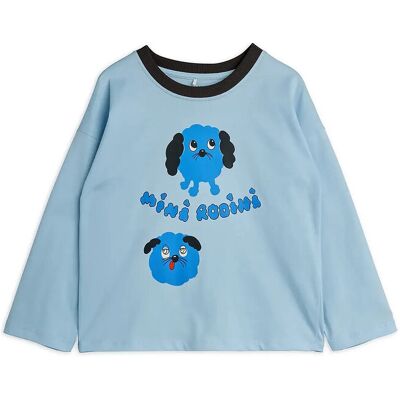 Mini Rodini Doggies Sp Ls Tee 116/122 Blue 116/122 Mini Rodini Doggies Sp Ls Tee 116/122 Blue 116/122