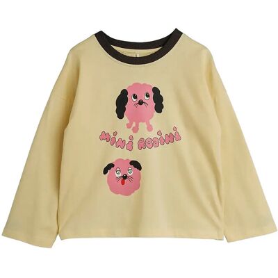 Mini Rodini Doggies Sp Ls Tee 128/134 Yellow 128/134 Mini Rodini Doggies Sp Ls Tee 128/134 Yellow 128/134