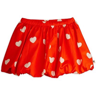 Mini Rodini Hearts Aop Woven Balloon Skirt 68/74 Red 68/74 Mini Rodini Hearts Aop Woven Balloon Skirt 68/74 Red 68/74