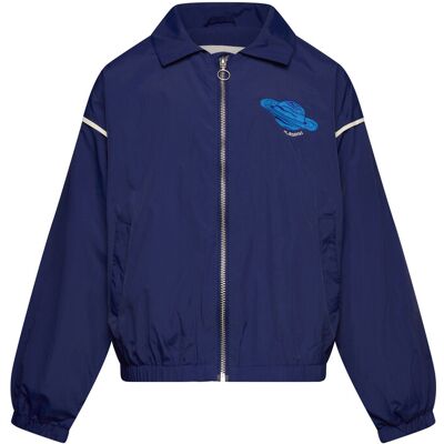 Mini Rodini Planet Emb Nylon Jacket 80/86 Navy 80/86 Mini Rodini Planet Emb Nylon Jacket 80/86 Navy 80/86