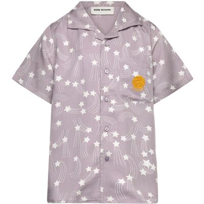Mini Rodini Starfall Aop Woven Shirt 80/86 Purple 80/86 Mini Rodini Starfall Aop Woven Shirt 80/86 Purple 80/86