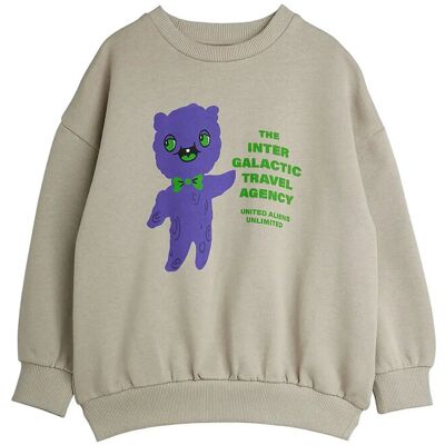 Mini Rodini Alien Travel Agency Sp Sweatshirt 80/86 Grey 80/86 Mini Rodini Alien Travel Agency Sp Sweatshirt 80/86 Grey 80/86