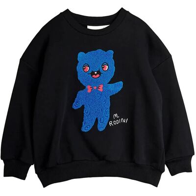 Mini Rodini Alien Chenille Sweatshirt 92/98 Black 92/98 Mini Rodini Alien Chenille Sweatshirt 92/98 Black 92/98