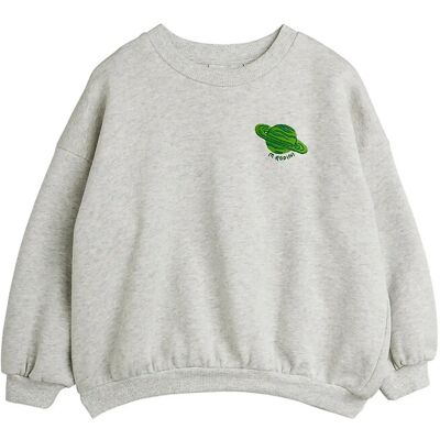 Mini Rodini Planet Emb Sweatshirt 92/98 Grey 92/98 Mini Rodini Planet Emb Sweatshirt 92/98 Grey 92/98