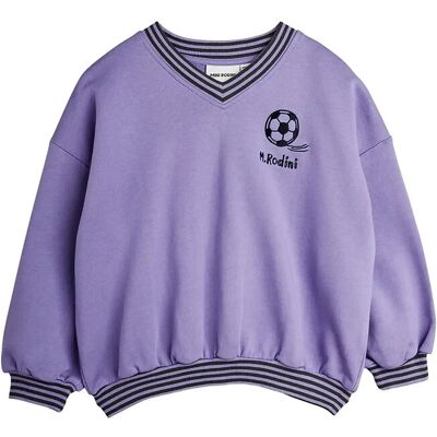 Mini Rodini Football Emb Sweatshirt 68/74 Purple 68/74 Mini Rodini Football Emb Sweatshirt 68/74 Purple 68/74