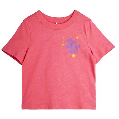 Mini Rodini The Milky Way Sp Ss Tee 92/98 Pink 92/98 Mini Rodini The Milky Way Sp Ss Tee 92/98 Pink 92/98
