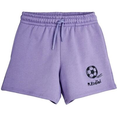 Mini Rodini Football Emb Sweatshorts 104/110 Purple 104/110 Mini Rodini Football Emb Sweatshorts 104/110 Purple 104/110