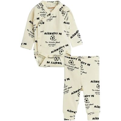 Mini Rodini Alien City Fc Aop Nb Baby Set 68 Cream 68 Mini Rodini Alien City Fc Aop Nb Baby Set 68 Cream 68