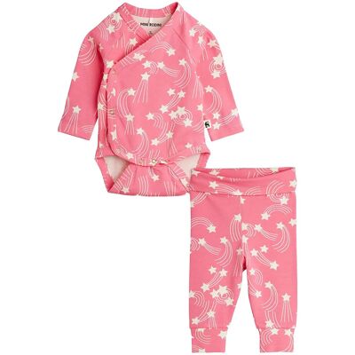 Mini Rodini Starfall Aop Nb Baby Set 56 Pink 56 Mini Rodini Starfall Aop Nb Baby Set 56 Pink 56