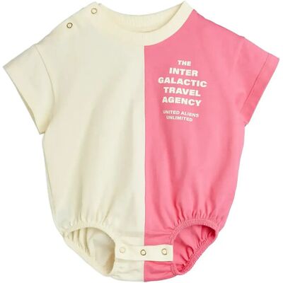 Mini Rodini Travel Agency Split Color Sp Ss Body 56/62 Pink 56/62 Mini Rodini Travel Agency Split Color Sp Ss Body 56/62 Pink 56/62