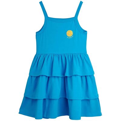Mini Rodini Planet Sp Tank Dress 104/110 Blue 104/110 Mini Rodini Planet Sp Tank Dress 104/110 Blue 104/110