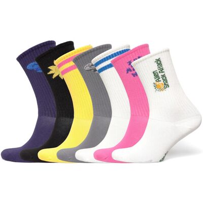 Mini Rodini Alien 7-Pack Socks 32/35 Patterned 32/35 Mini Rodini Alien 7-Pack Socks 32/35 Patterned 32/35