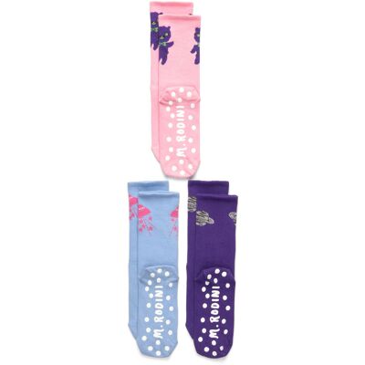 Mini Rodini Planet 3-Pack Anti-Slip Socks 28/31 Patterned 28/31 Mini Rodini Planet 3-Pack Anti-Slip Socks 28/31 Patterned 28/31