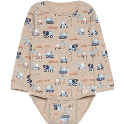 Minymo Body Ls Aop 50 Beige 50 Minymo Body Ls Aop 50 Beige 50