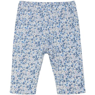 Minymo Pants Aop W. Lining 74 Blue 74 Minymo Pants Aop W. Lining 74 Blue 74