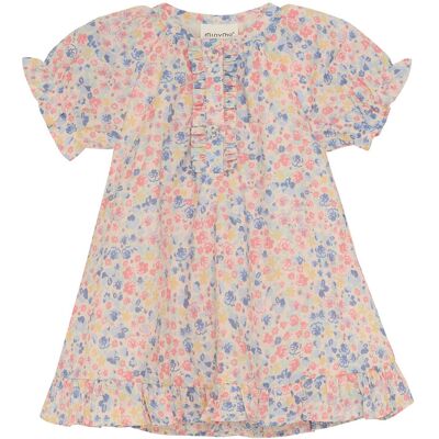 Minymo Dress Ss Aop W. Lining 68 Pink 68 Minymo Dress Ss Aop W. Lining 68 Pink 68